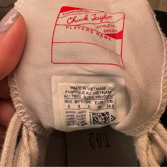 Converse Chuck 70‎ unisex High White Mouse Shoes Casual Suede Canvas Men 6 Wo 8 - Picture 6 of 9